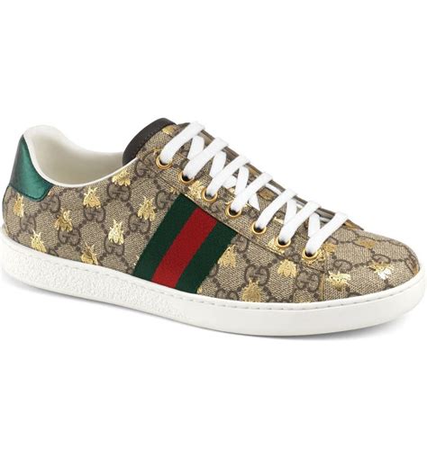 gucci pink bee shoes|gucci bee shoes women's.